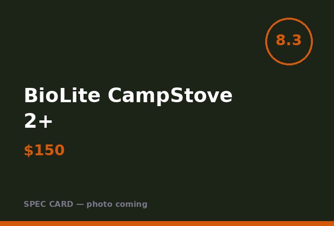 BioLite CampStove 2+