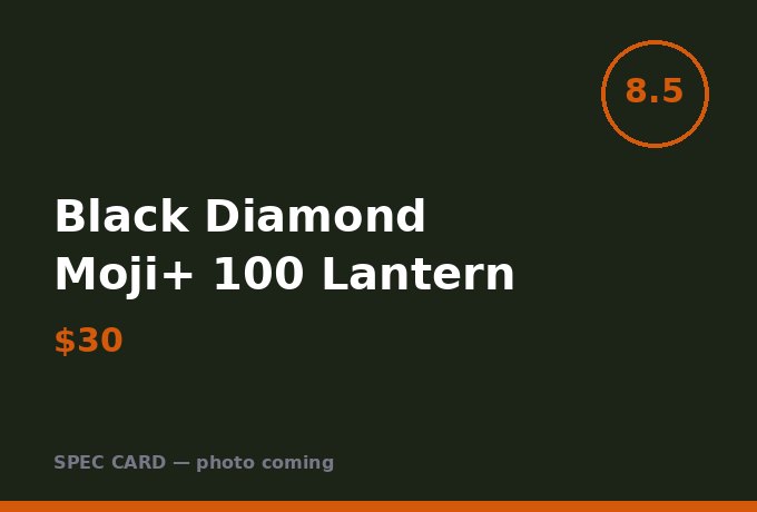 Black Diamond Moji+ 100 Lantern