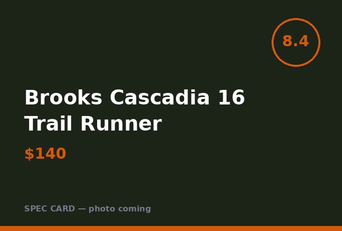 Brooks Cascadia 16 Trail Runner