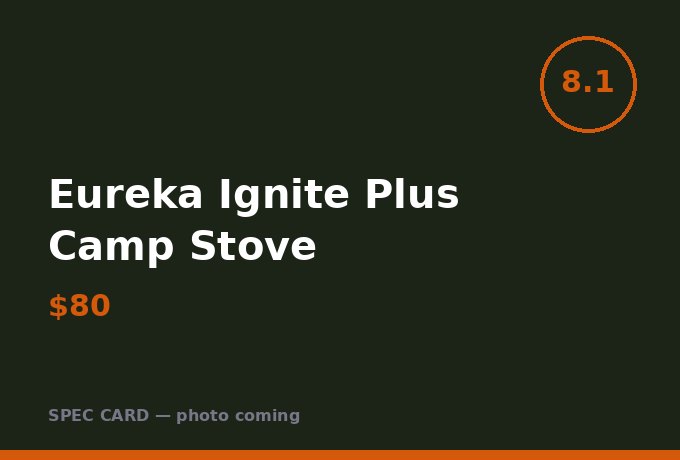 Eureka Ignite Plus Camp Stove
