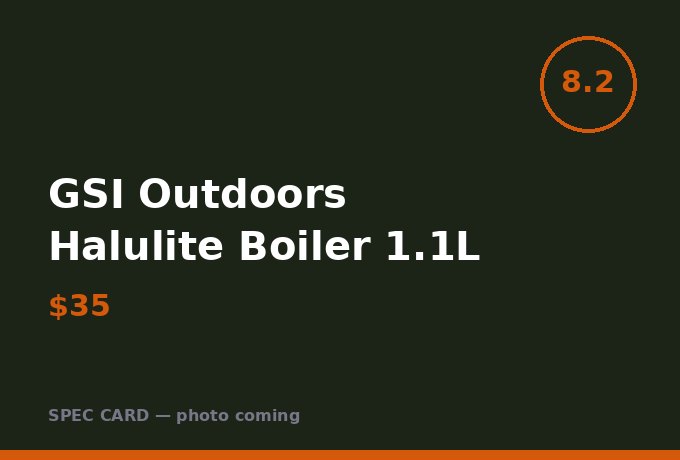 GSI Outdoors Halulite Boiler 1.1L