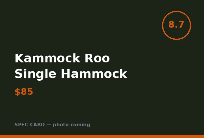Kammock Roo Single Hammock