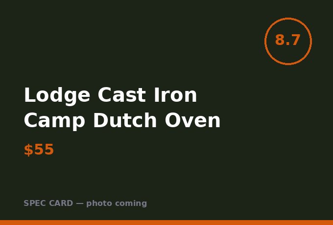 Lodge Cast Iron Camp Dutch Oven