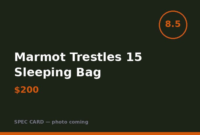 Marmot Trestles 15 Sleeping Bag