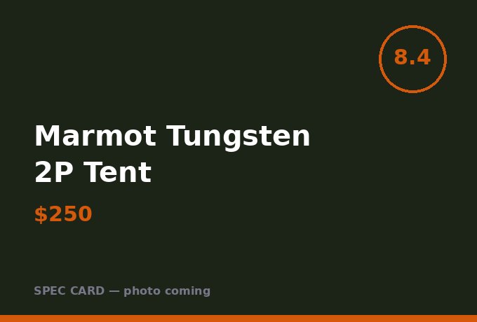 Marmot Tungsten 2P Tent