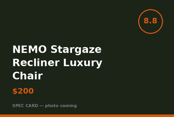 NEMO Stargaze Recliner Luxury Chair