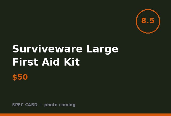 Surviveware Large First Aid Kit