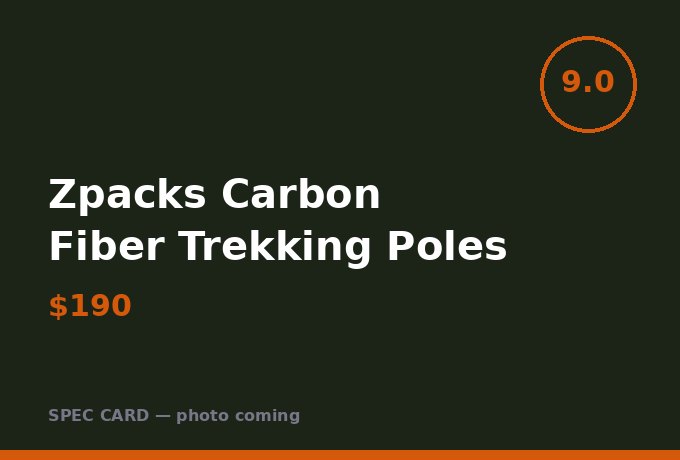 Zpacks Carbon Fiber Trekking Poles